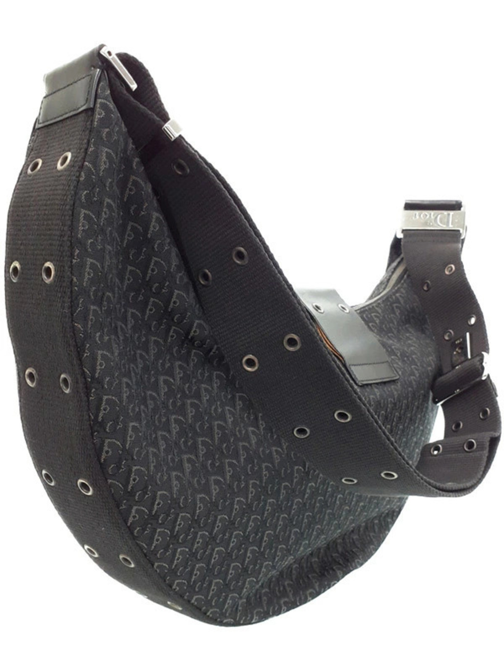 Dior Shoulder  Trotter Christian Chic Street Bag Black